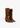 Schutz Tulsa Studs Suede Boot in Pecan Brown