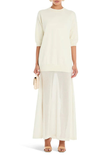 Seroya Arwen Maxi Dress in Eggshell
