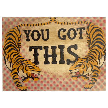 Spitfire Wood Card Folding You Got This Tiger - Estilo Boutique
