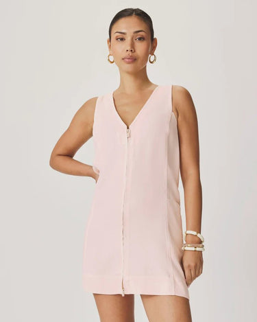 Splendid Lounge Denim Mini Dress in Rose Petal