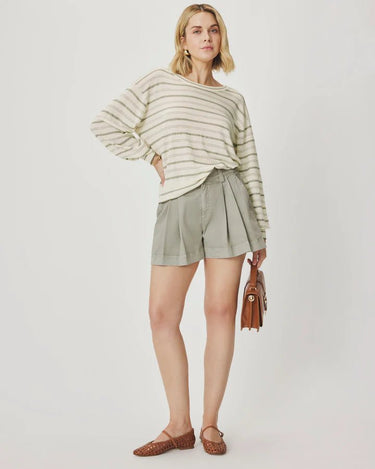 Splendid Natasha Trouser Shorts in Eucalyptus