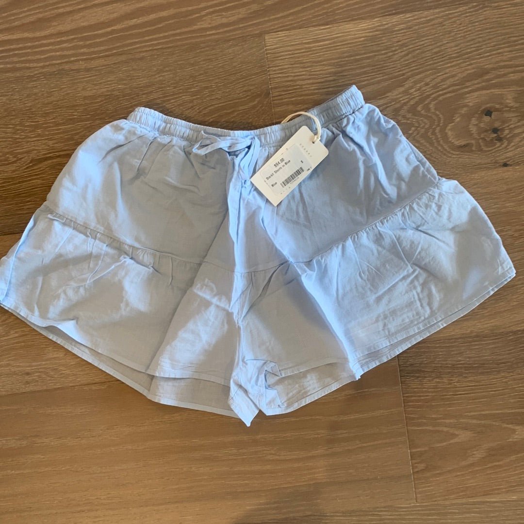 StarkX Shorts in Blue - Estilo Boutique