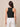 Stateside Fine 2X1 Rib Cropped High Neck in Black