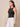 Stateside Fine 2X1 Rib Cropped High Neck in Black
