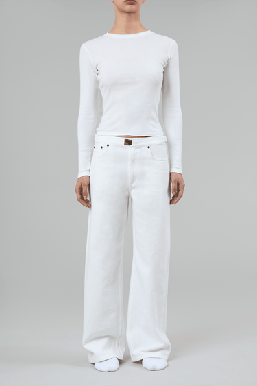 Still Here Buckle Jeans in Milk - Estilo Boutique
