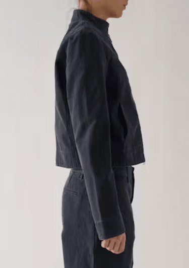 Still Here Car Jacket in Navy Canvas