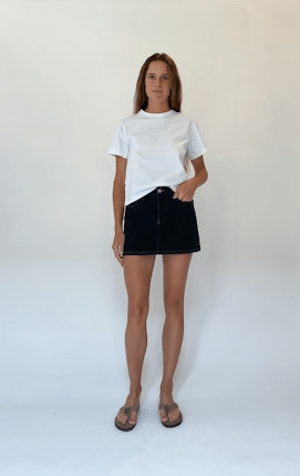 Still Here Holly Skirt in Black - Estilo Boutique