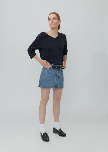 Still Here Holly Skirt in Classic Blue