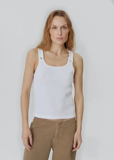 Still Here Snap Tank in Milk