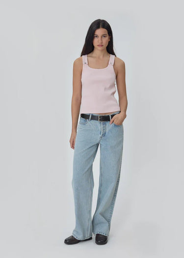 Still Here Snap Tank in Pink