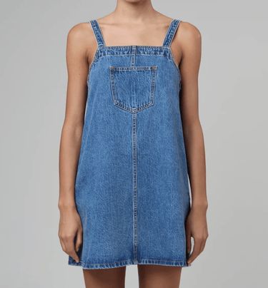 Still Here Tuesday Dress in Classic Blue - Estilo Boutique