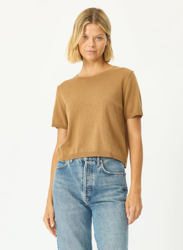 Stitches + Stripes Palmer Tee in Camel
