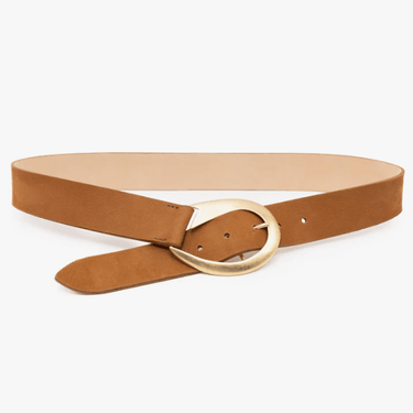 Streets Ahead Nyla Belt in Cognac Nubuck