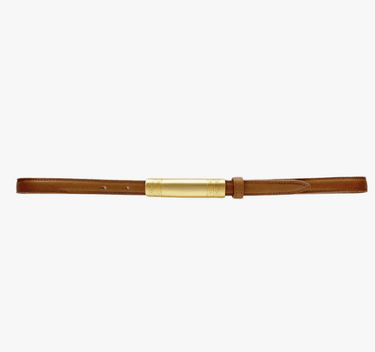 Streets Ahead Shae Skinny Belt in Tan