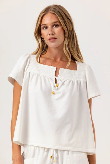 Sundays Aven Top in Coconut Milk