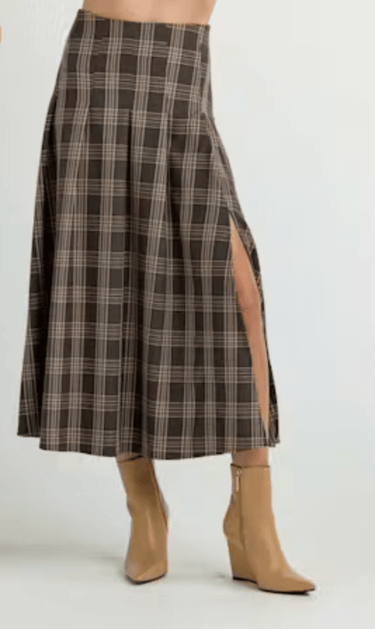 Sundays Bella Skirt in Ashwood Plaid
