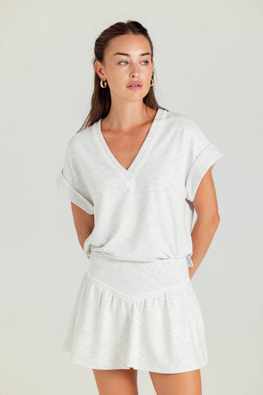 Sundays Blythe Pullover in Light Heather Grey