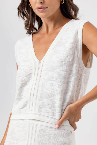 Sundays Clover Top in Cream