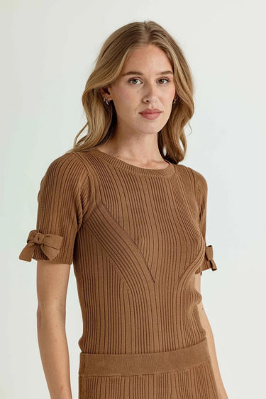 Sundays Collins Sweater in Chestnut