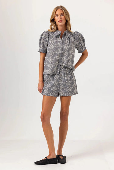 Sundays Embroidered Fuller Shorts in Floral