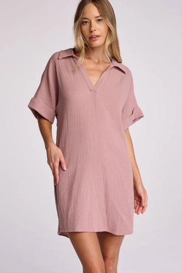 Sundays Harper Dress in Rose Mauve - Estilo Boutique