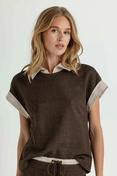 Sundays Kent Top in Espresso Midnight