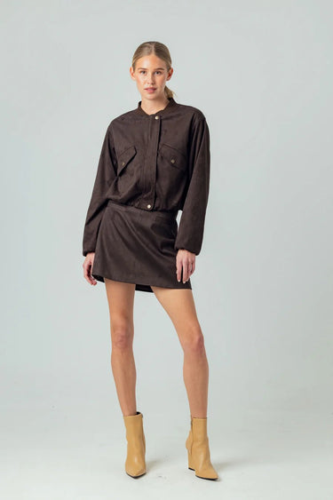 Sundays Mina Skirt in Espresso