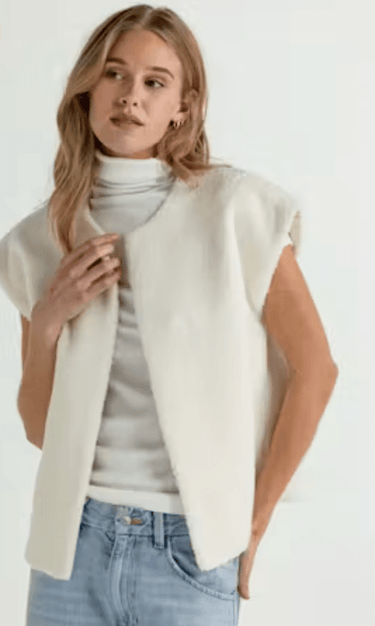 Sundays Salem Vest in Coconut Milk