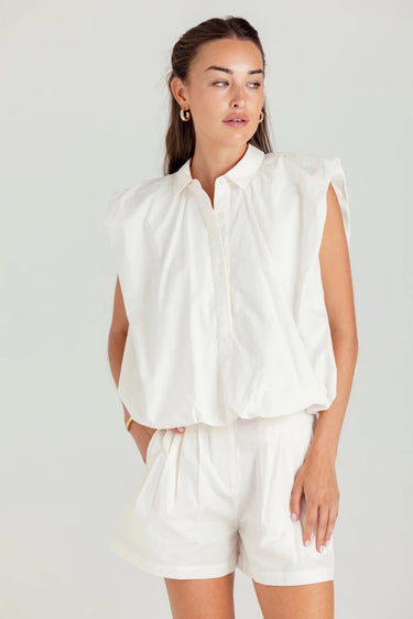 Sundays Sutton Shirt in Whisper White