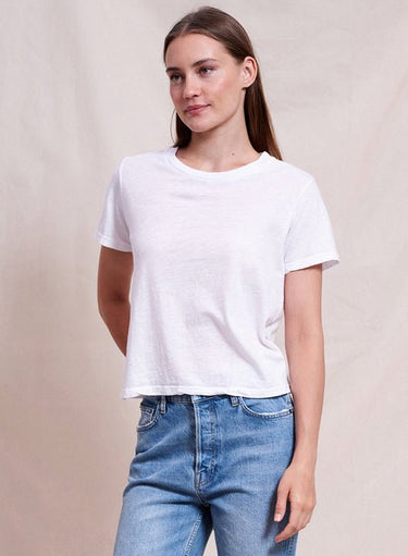 Sundry Crew Neck Tee in Oyster