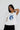 Sunny Somewhere Kiss Me Cowboy Femme Crew in Off White