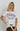 Sunny Somewhere Paris Flower Market Tee in White