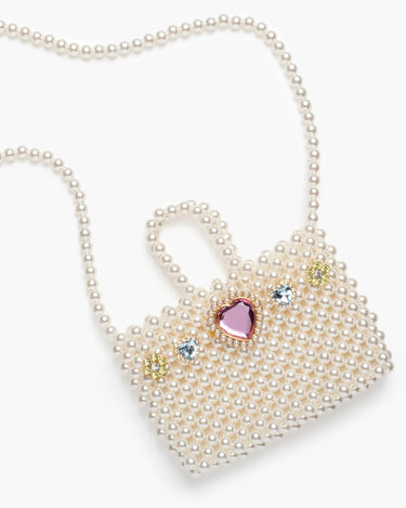 Super Smalls Pearl of the Party Handbag in White