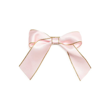 Sweet Wink Blush Coquette Christmas Bow Clip - Estilo Boutique
