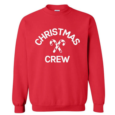 Sweet Wink Christmas Crew Adult Sweatshirt in Red - Estilo Boutique