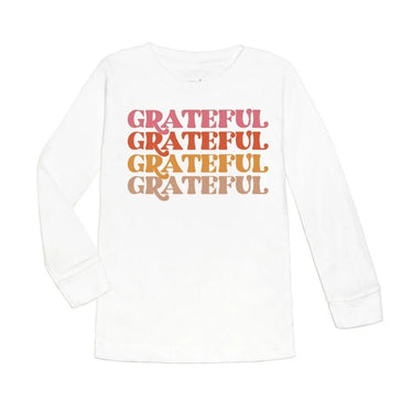 Sweet Wink Grateful Thanksgiving Long Sleeve Shirt in White - Estilo Boutique
