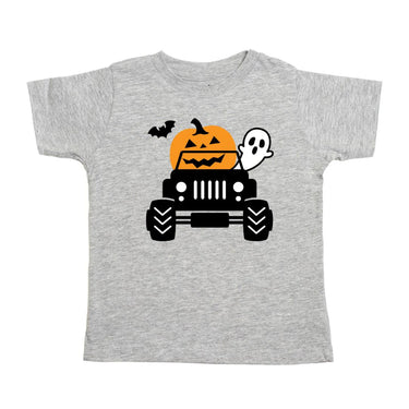 Sweet Wink Pumpkin Monster Truck Tee in Gray - Estilo Boutique