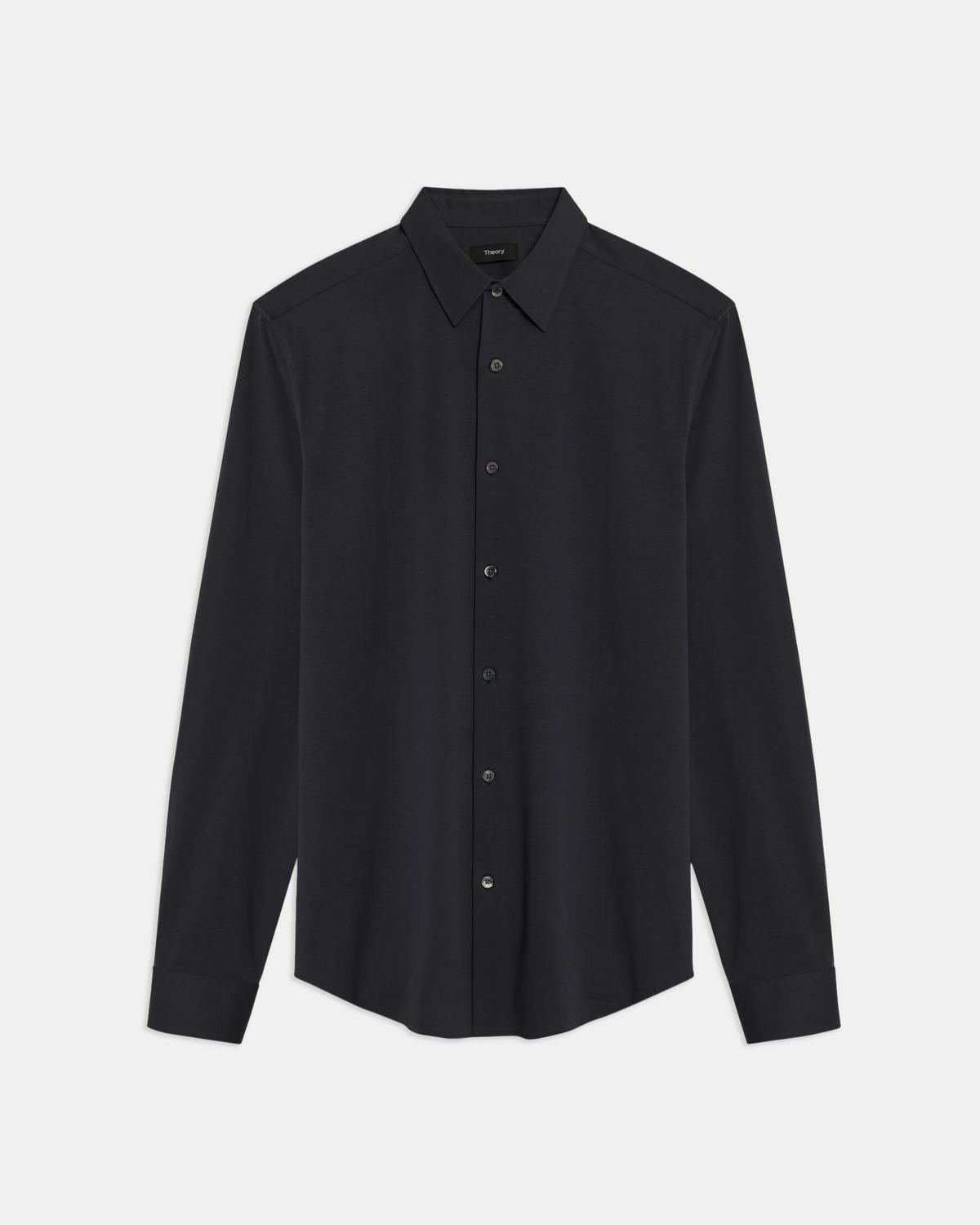 Theory Sylvain Shirt in Black - Estilo Boutique