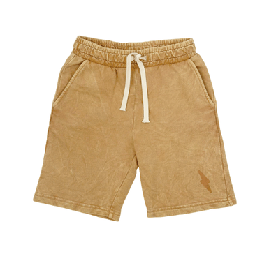 Tiny Whales Seqouia Sweat Shorts in Mineral Rust - Estilo Boutique