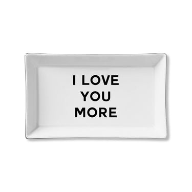 Toss Designs Ceramic Tray - I Love You More