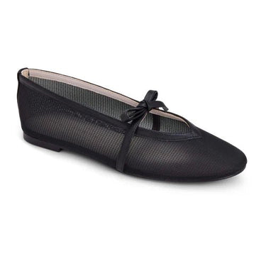 Yosi Samra Savannah Flat in Mesh Black