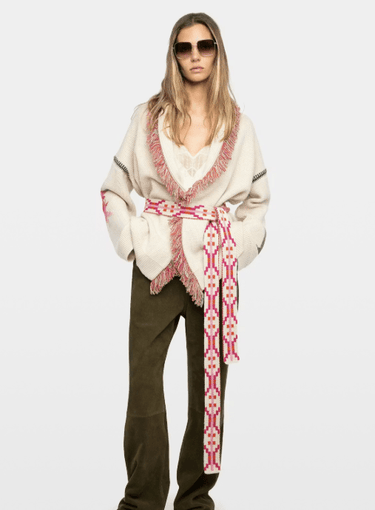 Zadig & Voltaire Alpa Coat in Cream
