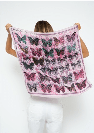 Zadig & Voltaire Blondie Vivid Flight Scarf in Date - Estilo Boutique
