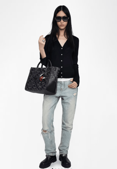 Zadig & Voltaire Jemma Cardigan in Black