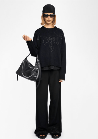 Zadig & Voltaire Markuz Cashmere Sweater in Black