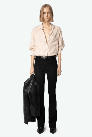 Zadig & Voltaire Morning Silk Shirt in Sweet - Estilo Boutique