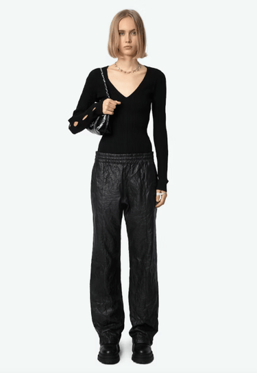 Zadig & Voltaire Syla Sweater in Noir - Estilo Boutique