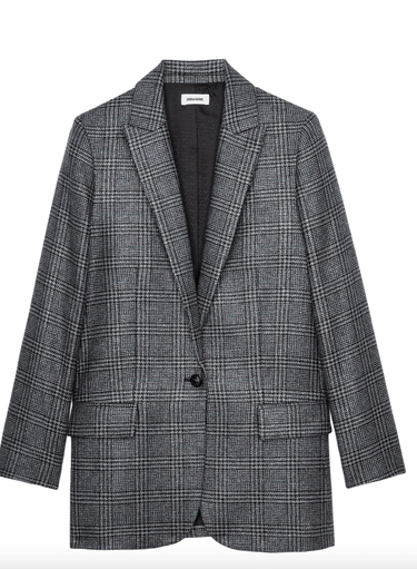 Zadig & Voltaire Viva Car Blazer in Anthracite - Estilo Boutique