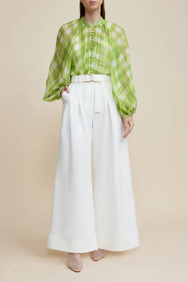 Acler Strathmere Pant in Ivory - Estilo Boutique