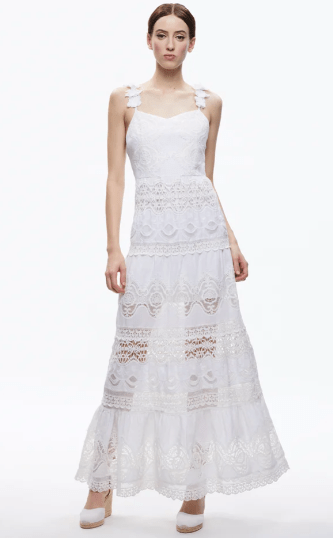 alora embroidered dress Alora Embroidered Dress in Sage - FINAL SALE